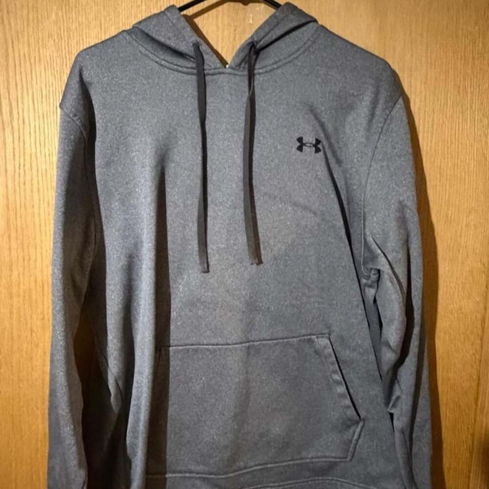 Under Armour Storm Loose Fit Gray Fleece Hoodie